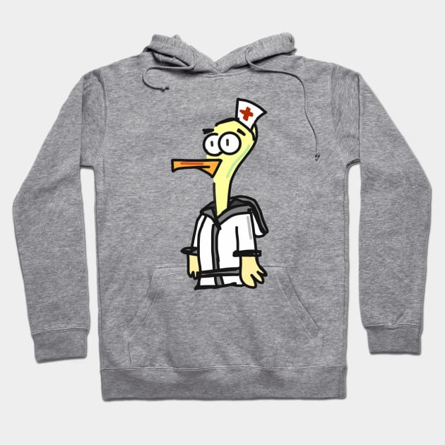 Nurse Stork Hoodie by tamir2503